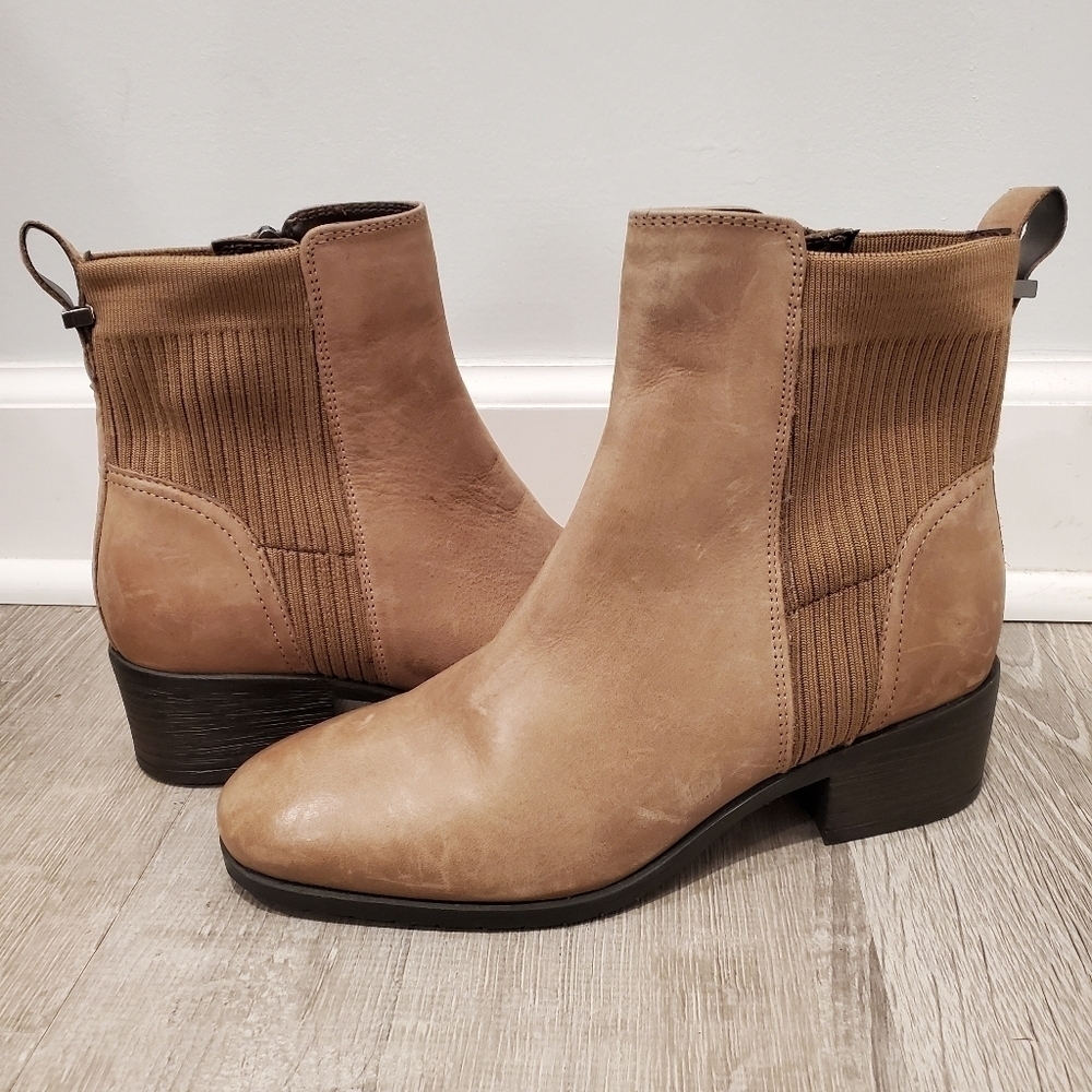 NEW Kenneth Cole Reaction Salt Stretch Brown Boot
